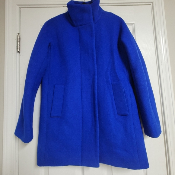 J.crew Factory City Coat Wool Blend  Size 2. - Picture 1 of 11